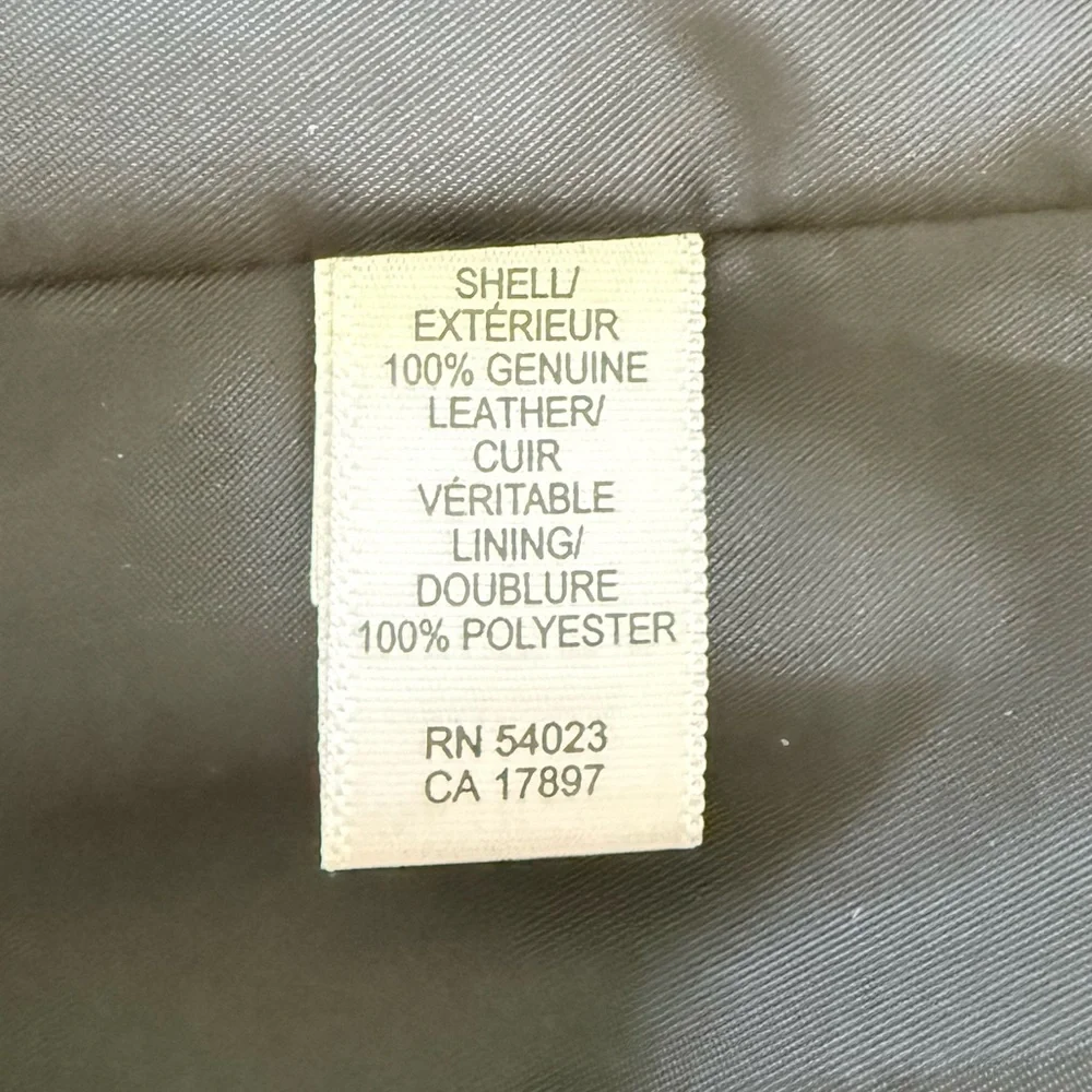 VTG! BANANA REPUBLIC Leather Jacket Size XL